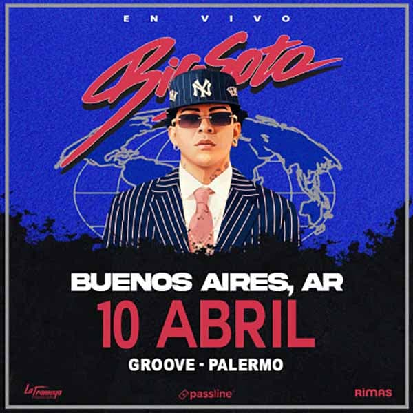 Flyer de Big Soto