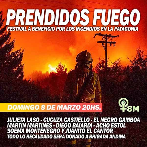 Flyer de Prendidos Fuego