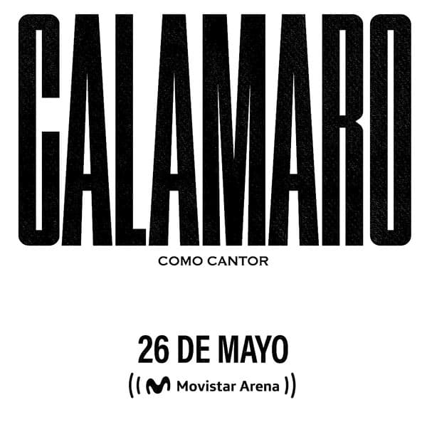 Flyer de Andrés Calamaro