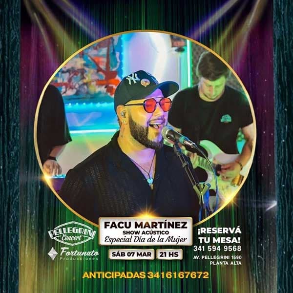 Flyer de Facu Martinez