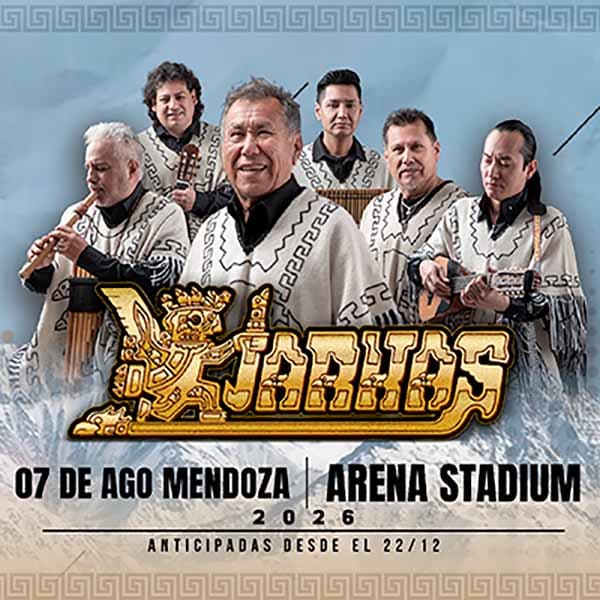 Flyer de Los Kjarkas