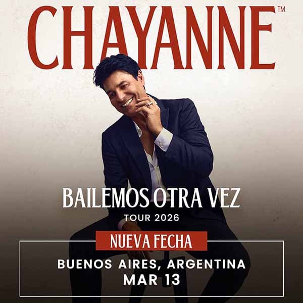 Flyer de Chayanne