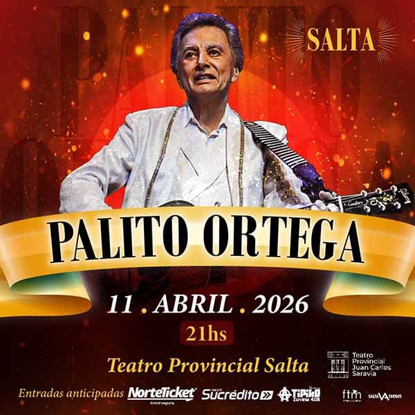 Flyer de Palito Ortega