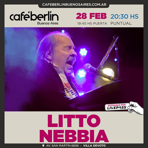 Flyer de Litto Nebbia