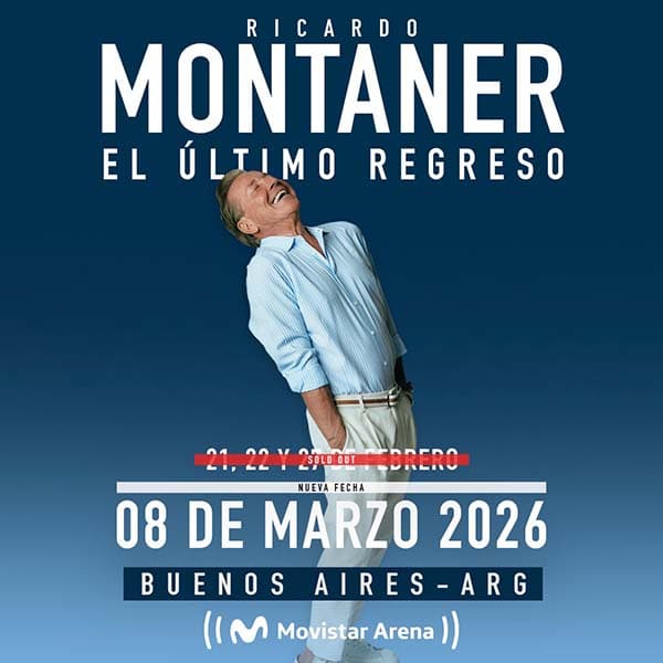 Flyer de Ricardo Montaner