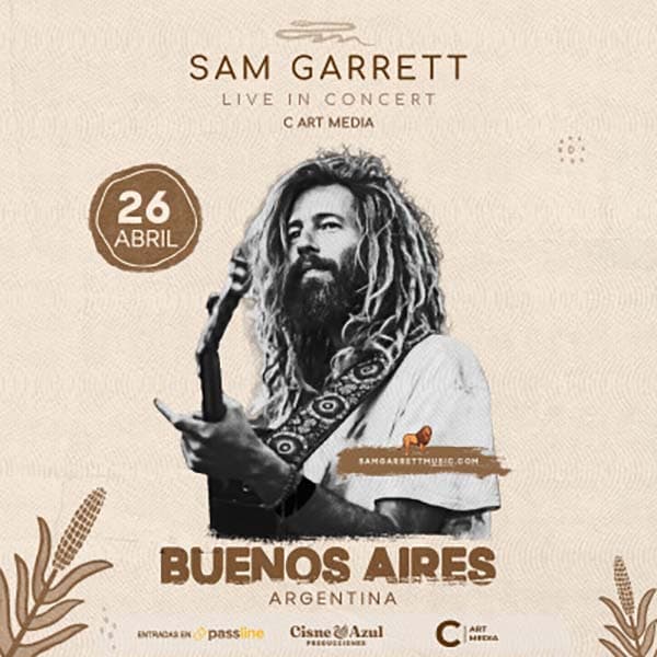 Flyer de Sam Garrett