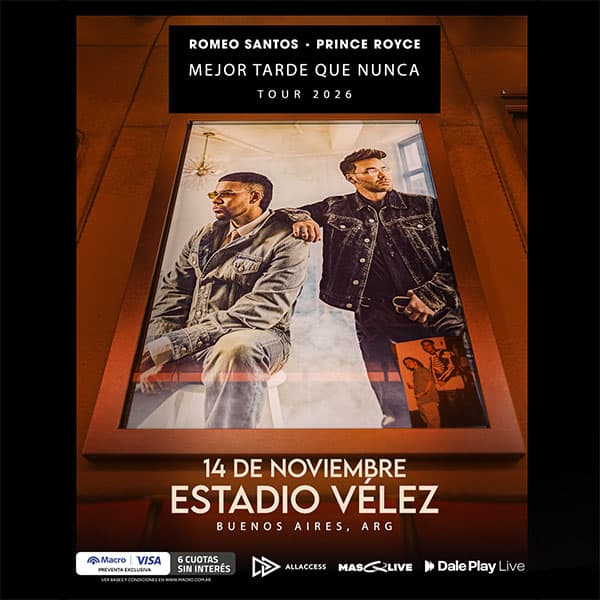 Flyer de Romeo Santos, Prince Royce