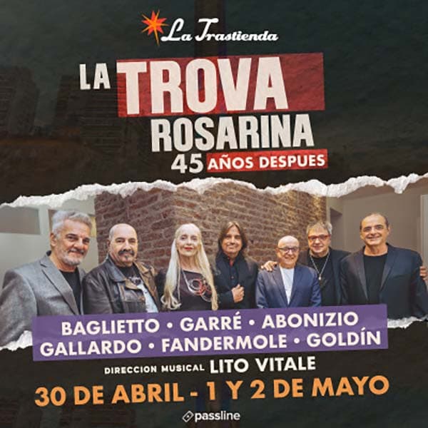 Flyer de La Trova Rosarina