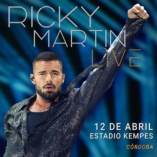 Flyer de Ricky Martin