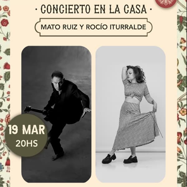 Flyer de Mato Ruiz, Rocío Iturralde