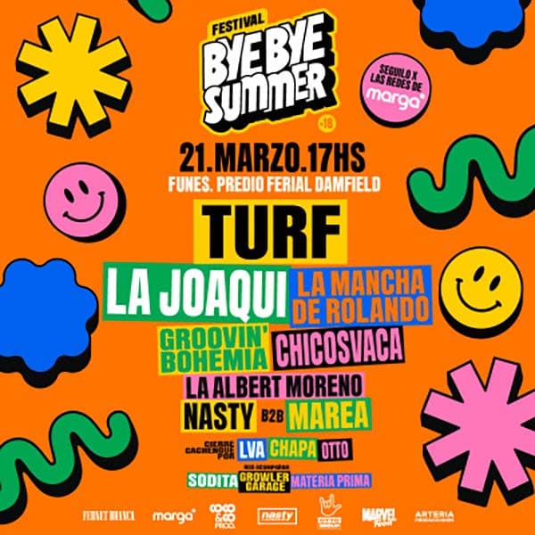 Flyer de Bye Bye Summer Festival
