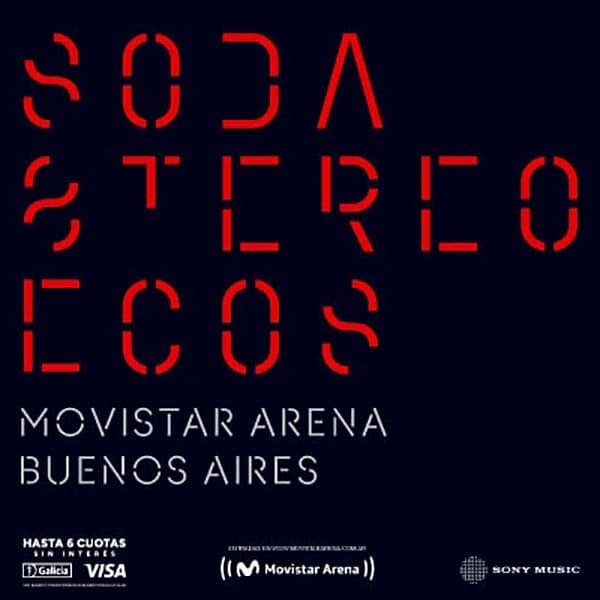 Flyer de Soda Stereo