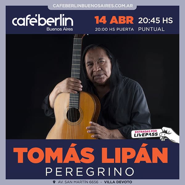 Flyer de Tomás Lipán