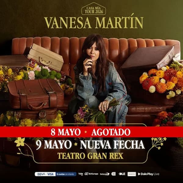 Flyer de Vanesa Martín