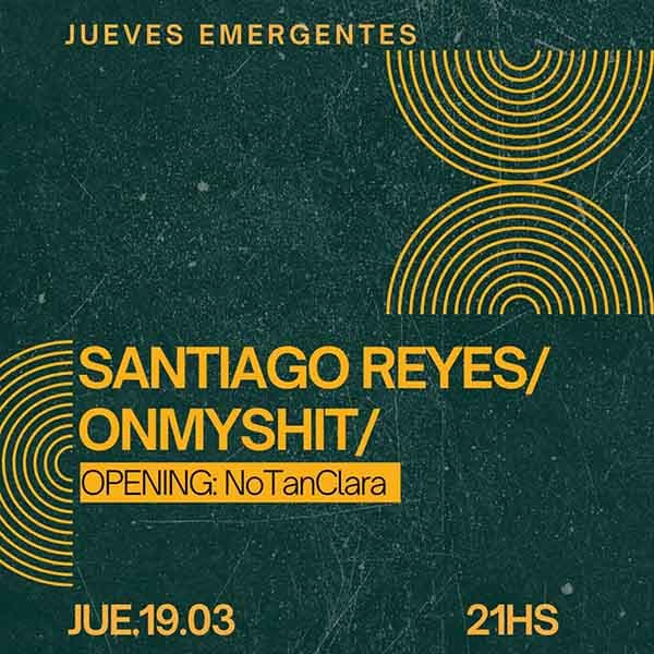 Flyer de Santiago Reyes