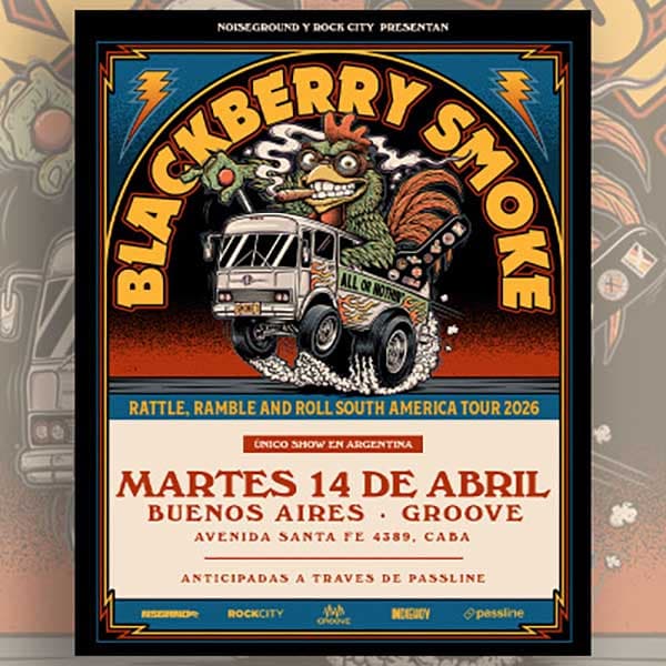 Flyer de Blackberry Smoke