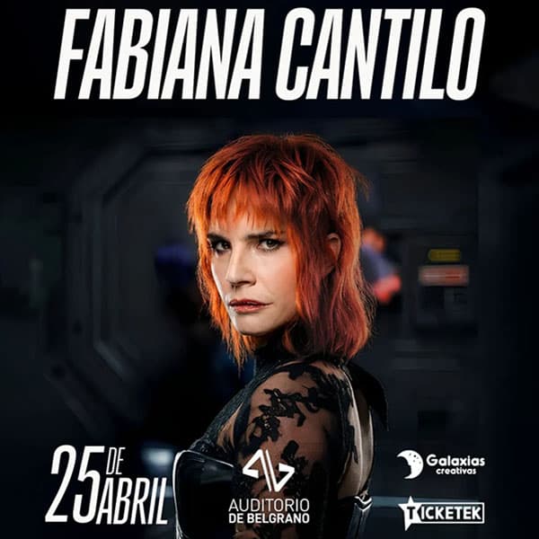 Flyer de Fabiana Cantilo