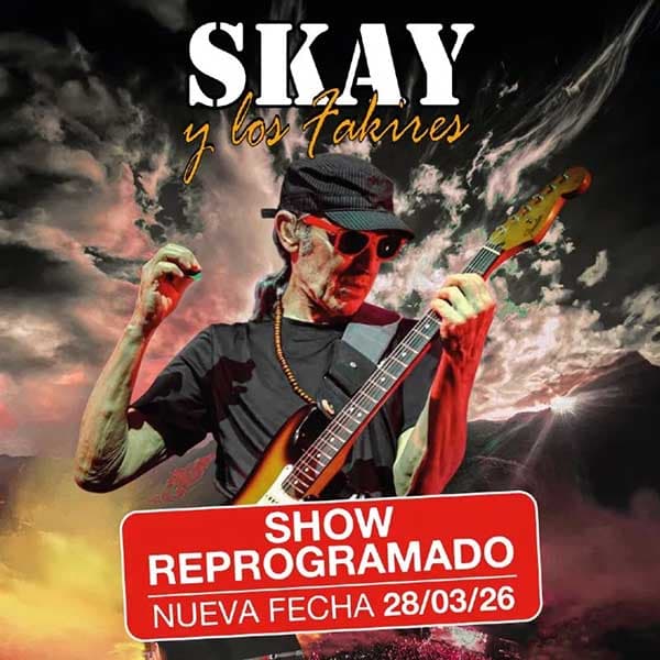 Flyer de Skay y Los Fakires