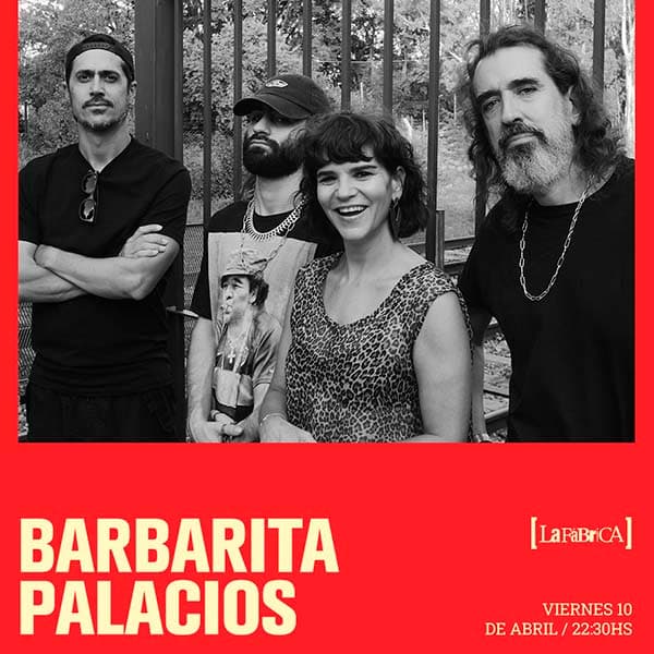 Flyer de Barbarita Palacios
