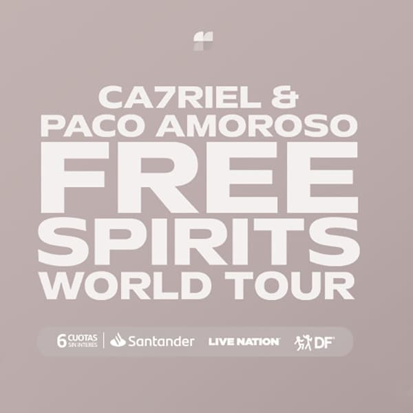 Flyer de CA7RIEL & Paco Amoroso