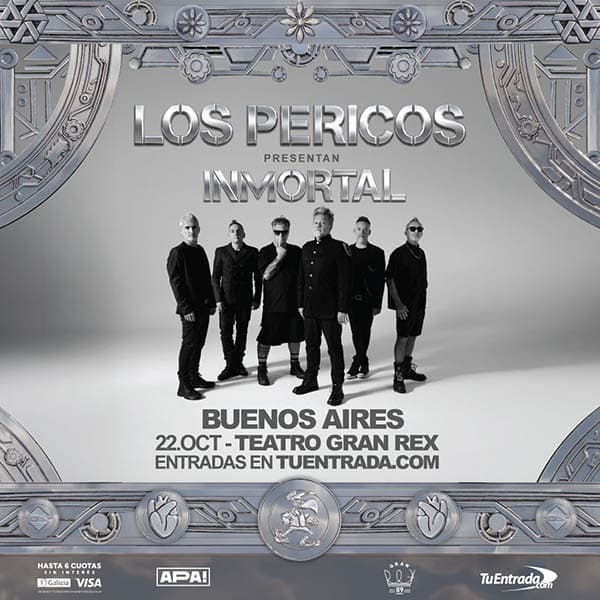 Flyer de Los Pericos