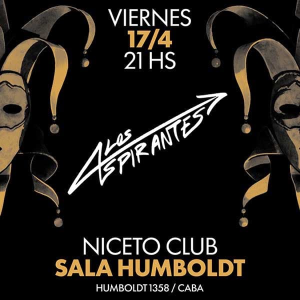 Flyer de Los Aspirantes