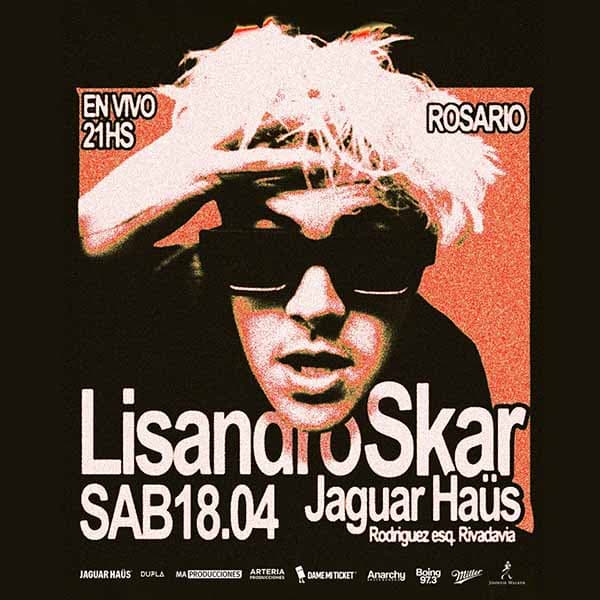 Flyer de Lisandro Skar