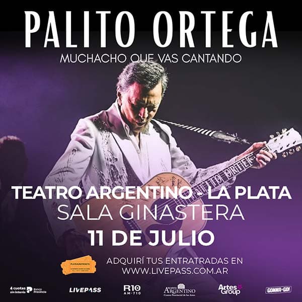 Flyer de Palito Ortega