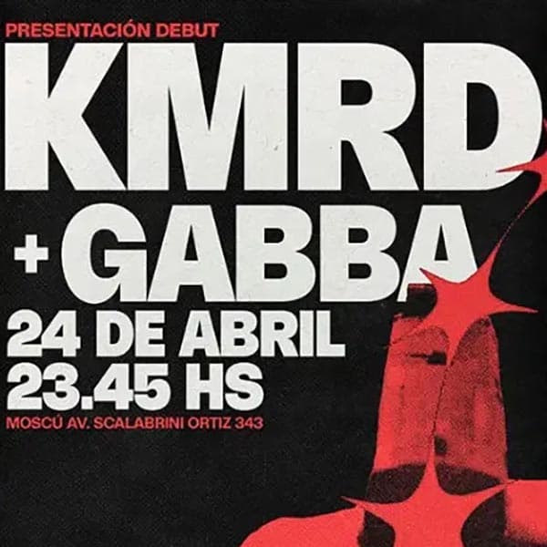 Flyer de Kamarada, Gabba