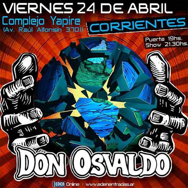 Flyer de Don Osvaldo