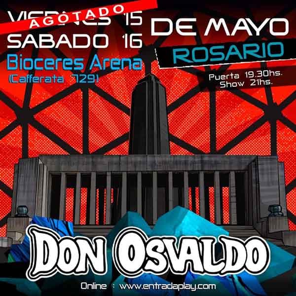 Flyer de Don Osvaldo