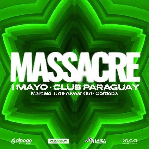 Flyer de Massacre