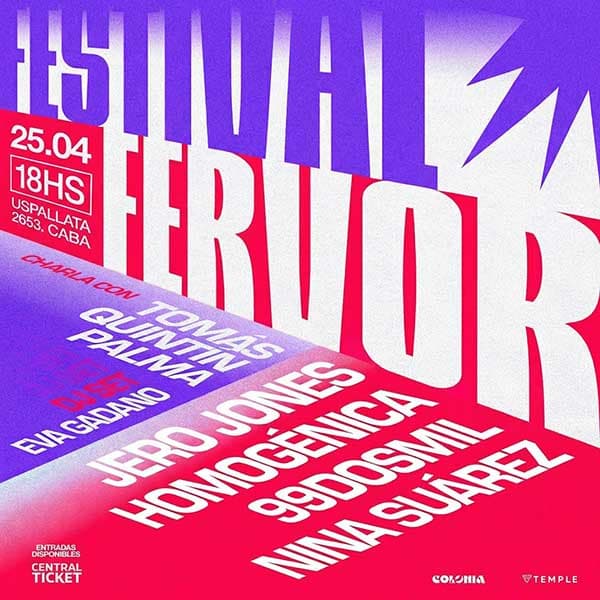 Flyer de Festival Fervor