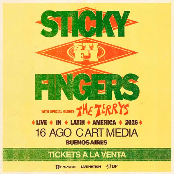 Flyer de Sticky Fingers