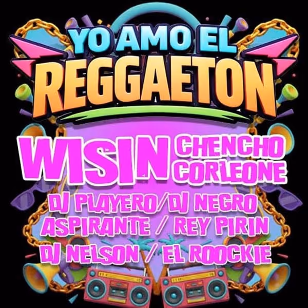 Flyer de Festival Yo Amo El Reggaeton