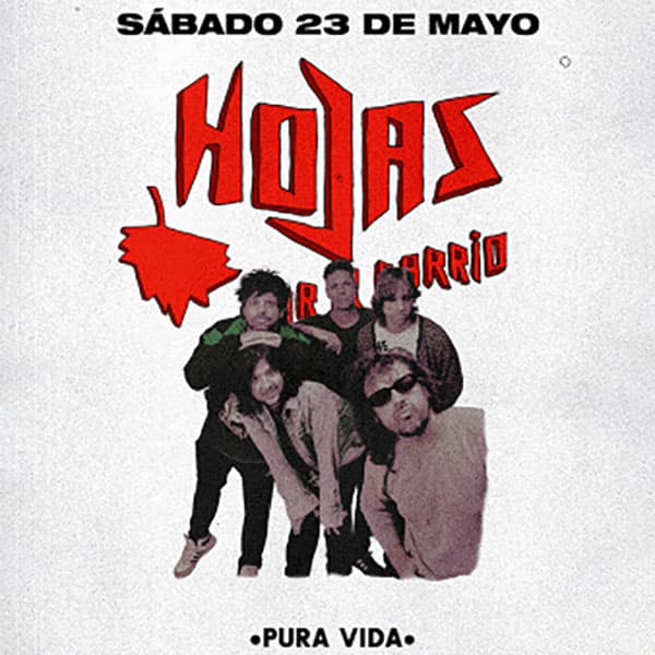 Flyer de Hojas por el Barrio