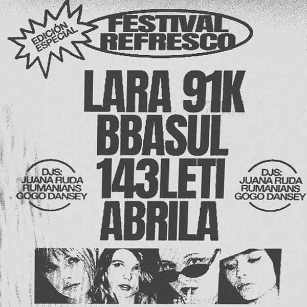 Flyer de Festival Refresco