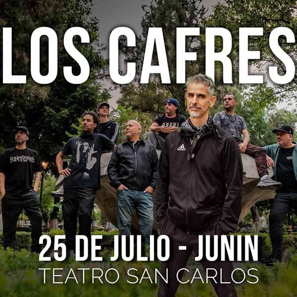 Flyer de Los Cafres