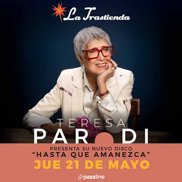 Flyer de Teresa Parodi