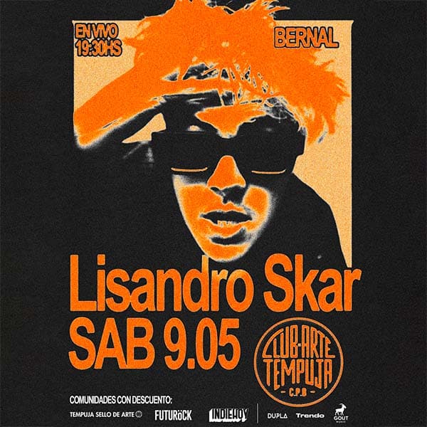 Flyer de Lisandro Skar