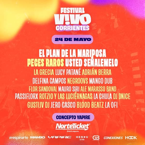 Flyer de Festival Vivo