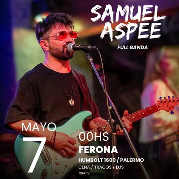 Flyer de Samuel Aspee