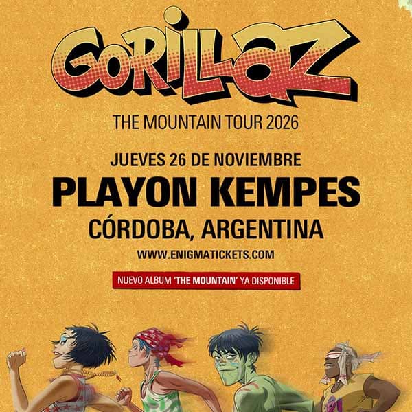 Flyer de Gorillaz