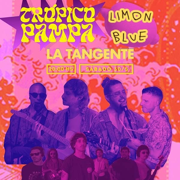 Flyer de Trópico Pampa, Limón Blue
