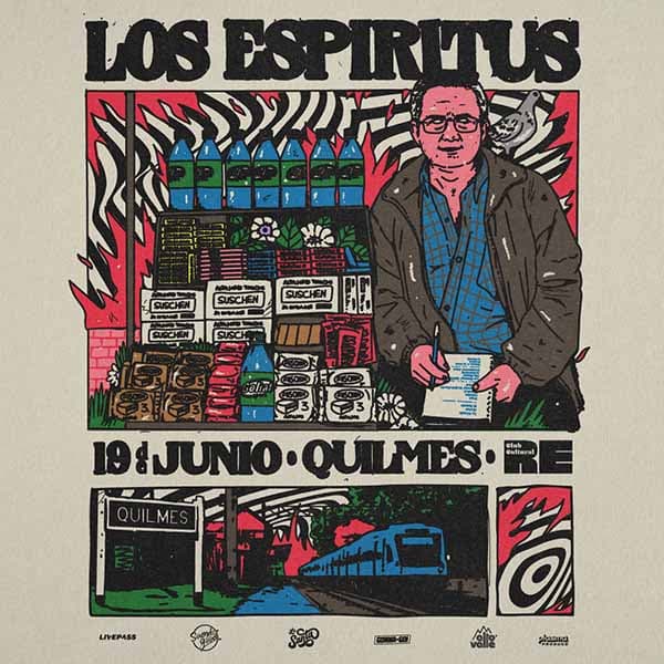 Flyer de Los Espíritus