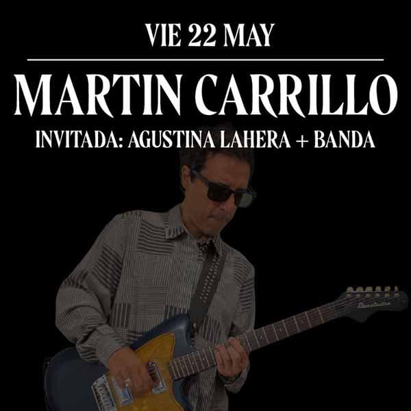 Flyer de Martín Carrillo