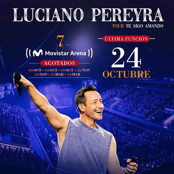 Flyer de Luciano Pereyra