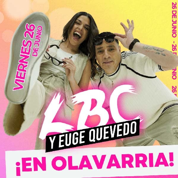 Flyer de Eugenia Quevedo, LBC