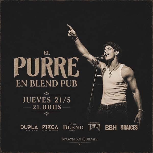 Flyer de El Purre