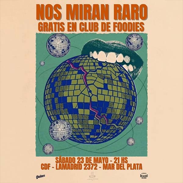 Flyer de Nos Miran Raro